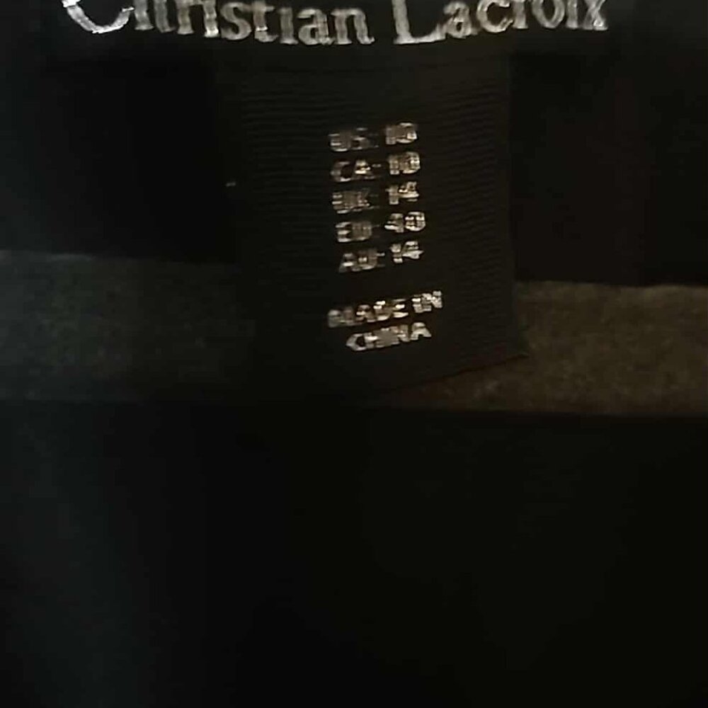 Christian Lacroix Women's Size 10 - Picture 4 of 4